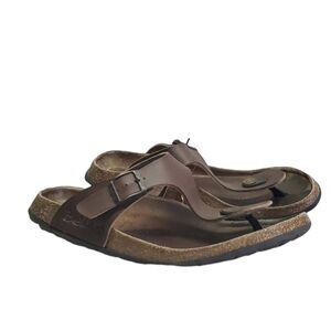Birkenstock Betula Gizeh Outdoor Womens Sandals Thong Leather Strap shoes sz 8